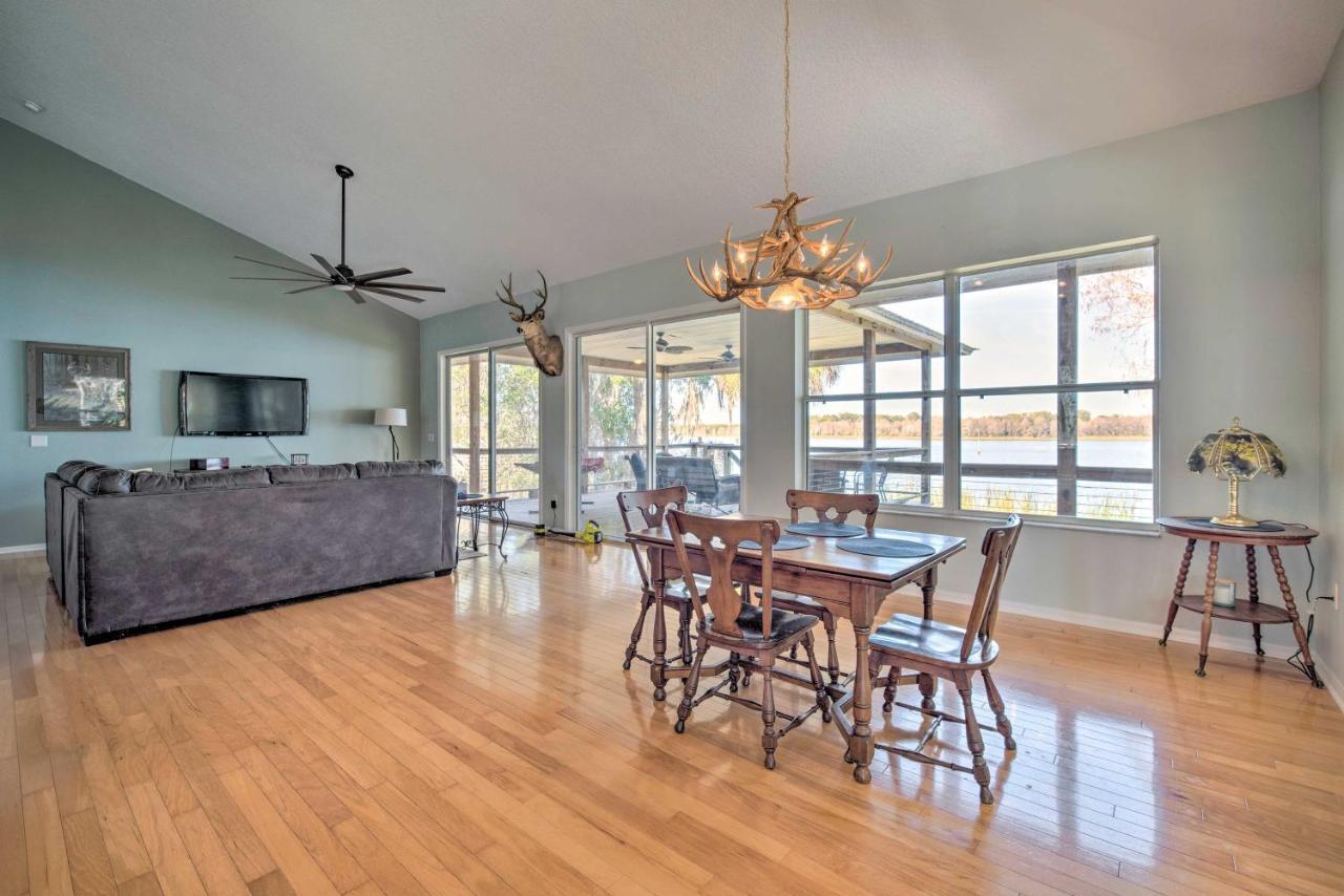 Lakefront Crystal River Home With Private Dock! Bagian luar foto