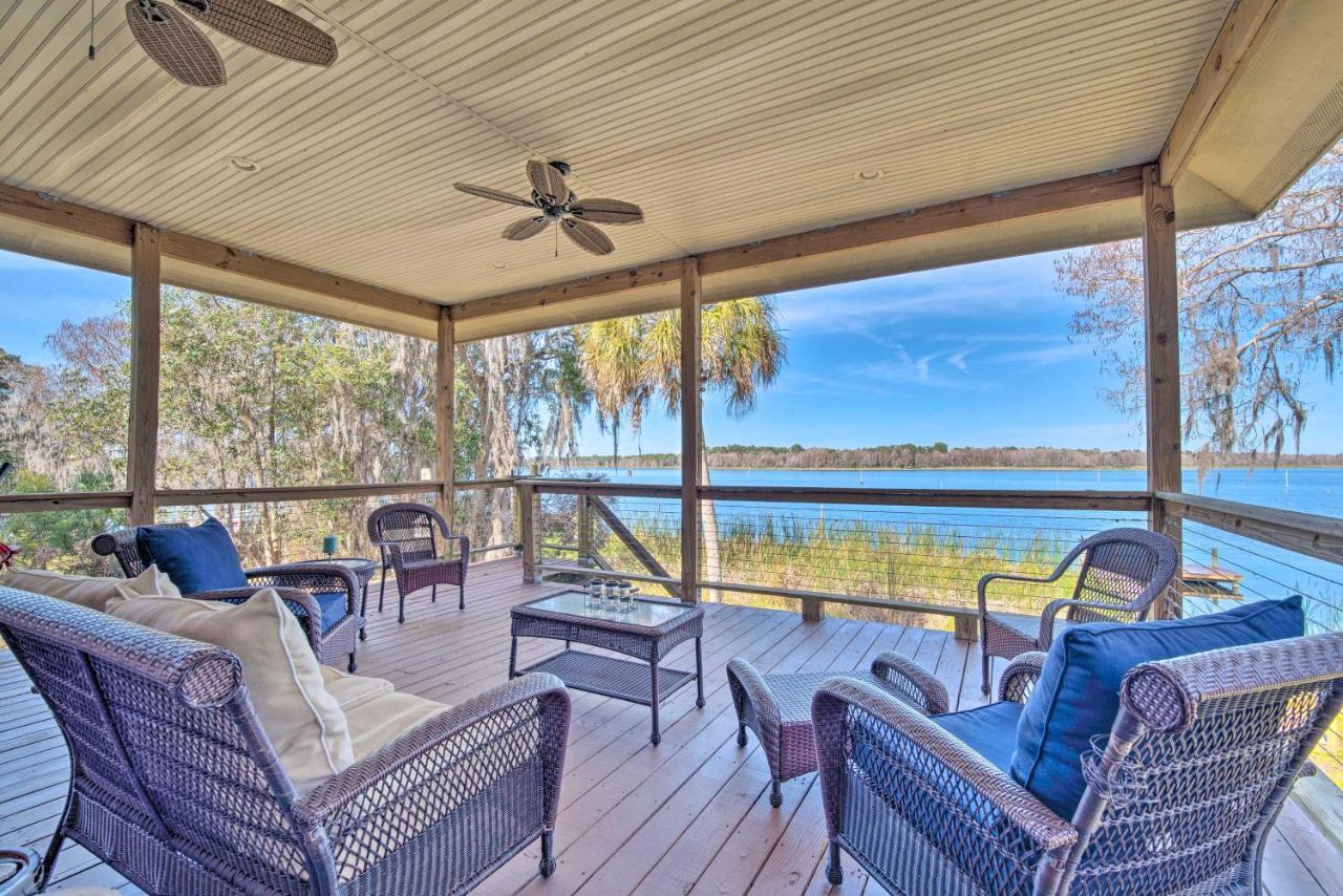 Lakefront Crystal River Home With Private Dock! Bagian luar foto