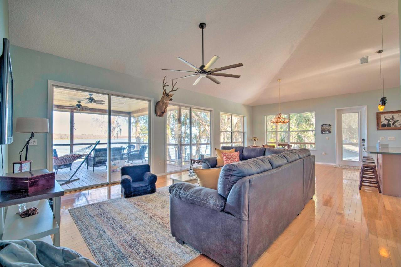 Lakefront Crystal River Home With Private Dock! Bagian luar foto
