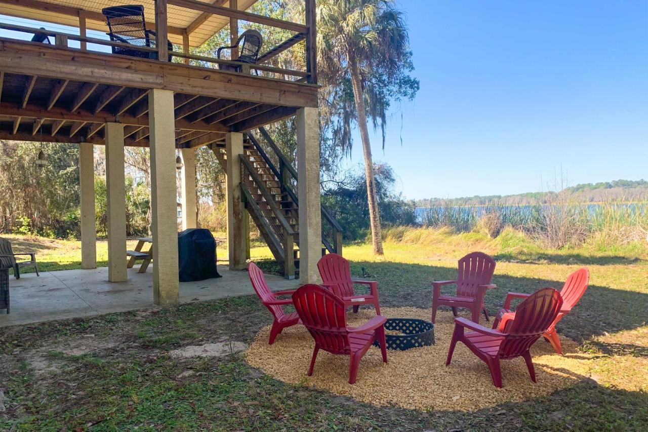 Lakefront Crystal River Home With Private Dock! Bagian luar foto